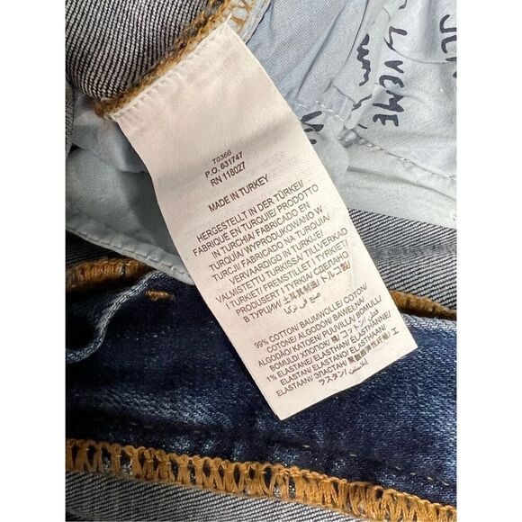 Boden T0366 Skinny‎ Jean Indigo High Rise Blue Denim sz 8L Modern Stretch - Picture 3 of 12